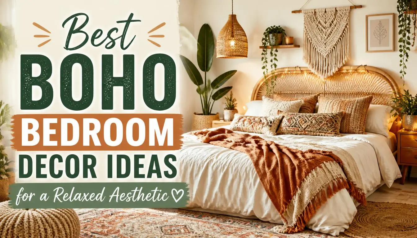Best Boho Bedroom Decor Ideas for a Relaxed Aesthetic