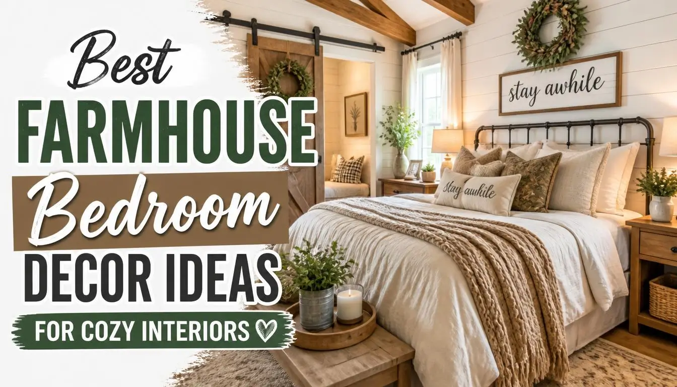 Best Farmhouse Bedroom Decor Ideas for Cozy Interiors