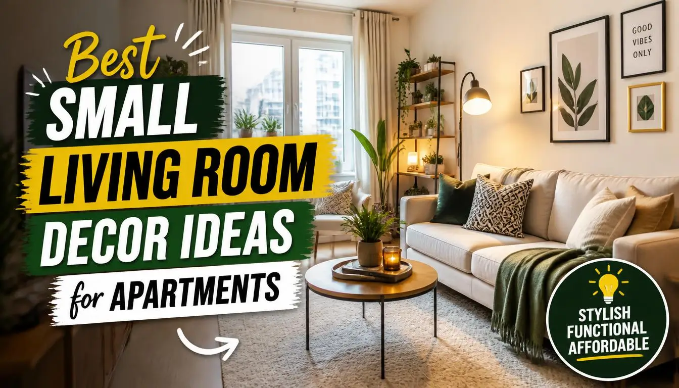 Best Small Living Room Decor Ideas for Apartments