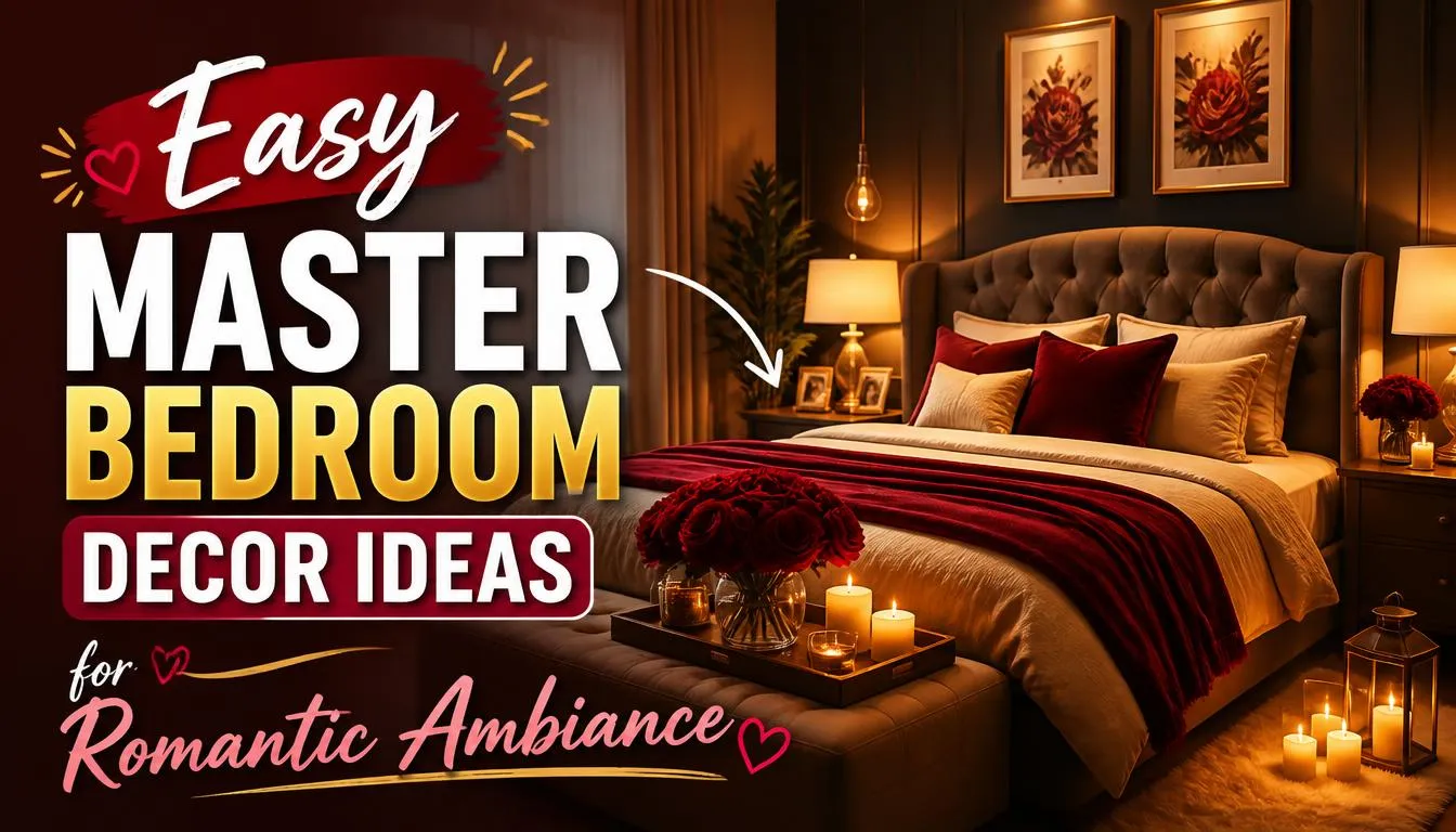 Easy Master Bedroom Decor Ideas for Romantic Ambiance